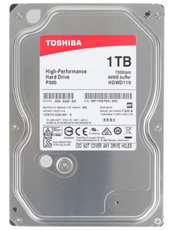 Toshiba P300 1TB 3.5''