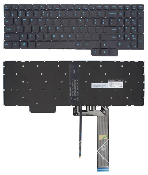 Tastatura za Laptop Lenovo Legion 5 Pro-16ACH6 Pro-16ACH6H pozadinsko osvetljenje.