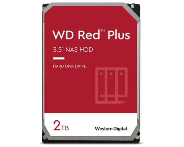 WD 2TB 3.5'' SATA III 128MB WD20EFZX Red Plus
