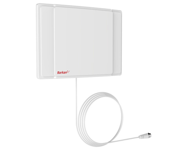 BARKAN AF40P.W Indoor HDTV Flat TV Antenna 65 km 