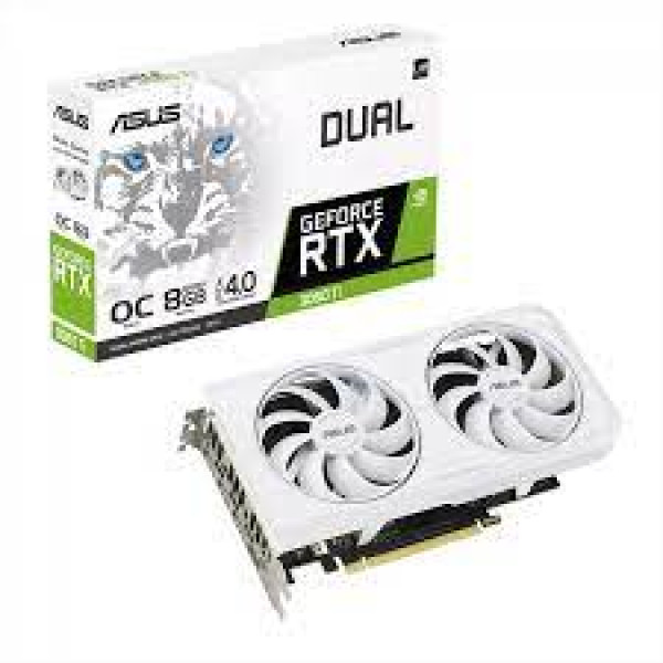 ASUS nVidia GeForce RTX 4060 8GB 128bit DUAL-RTX4060-O8G-EVO-WHITE grafička karta