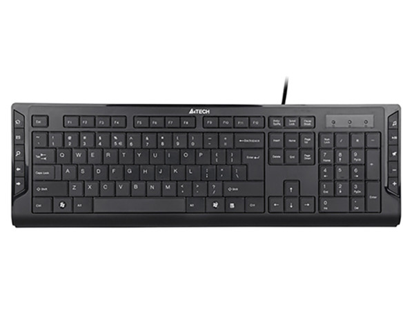 A4 TECH KD-600 X-SLIM USB US crna tastatura