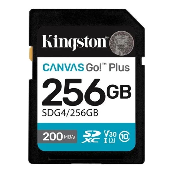 Micro SD Card 256GB Kingston SDG4256GB class 10 200Mbs160Mbs