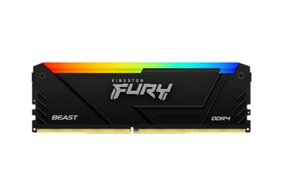 KINGSTON DIMM DDR4 16GB 3200MTs KF432C16BB2A16 Fury Beast RGB 
