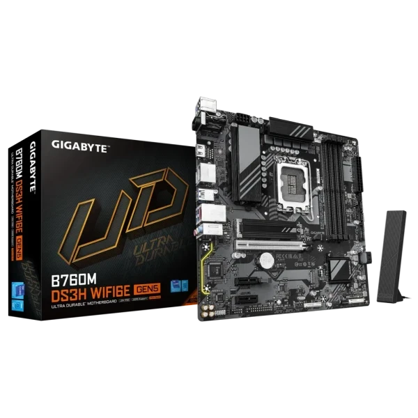 Maticna ploca 1700 Gigabyte B760M DS3H WIFI6E Gen5 DDR5 HDMI2xDPM.2