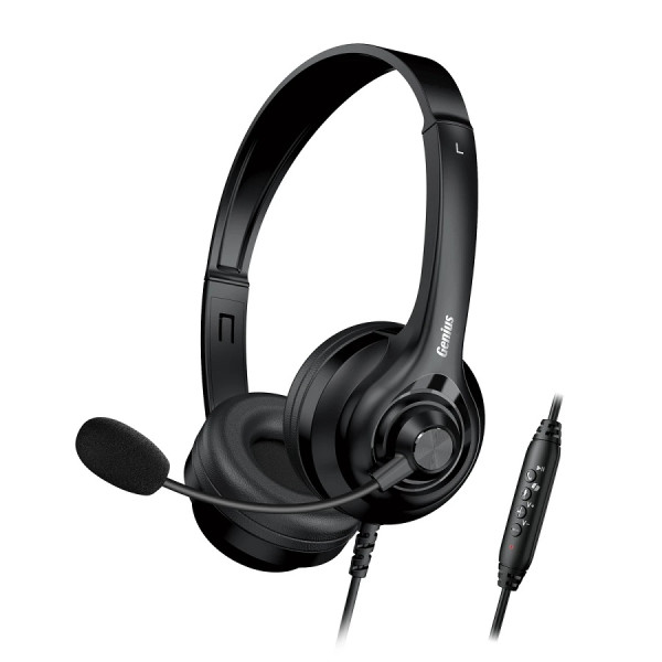 Genius HS-235U AI,Black,USB-A